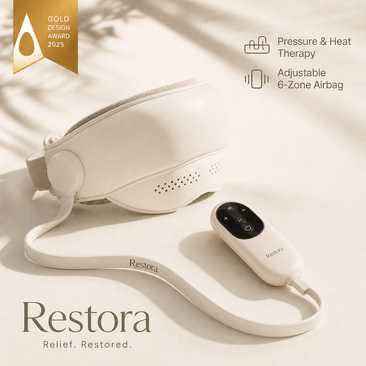 Head And Eye Integrated Massage Instrument Airbag Package Sleep Aid Home